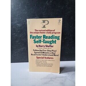 Faster Reading Self-taught By Harry Shefter Paperback
